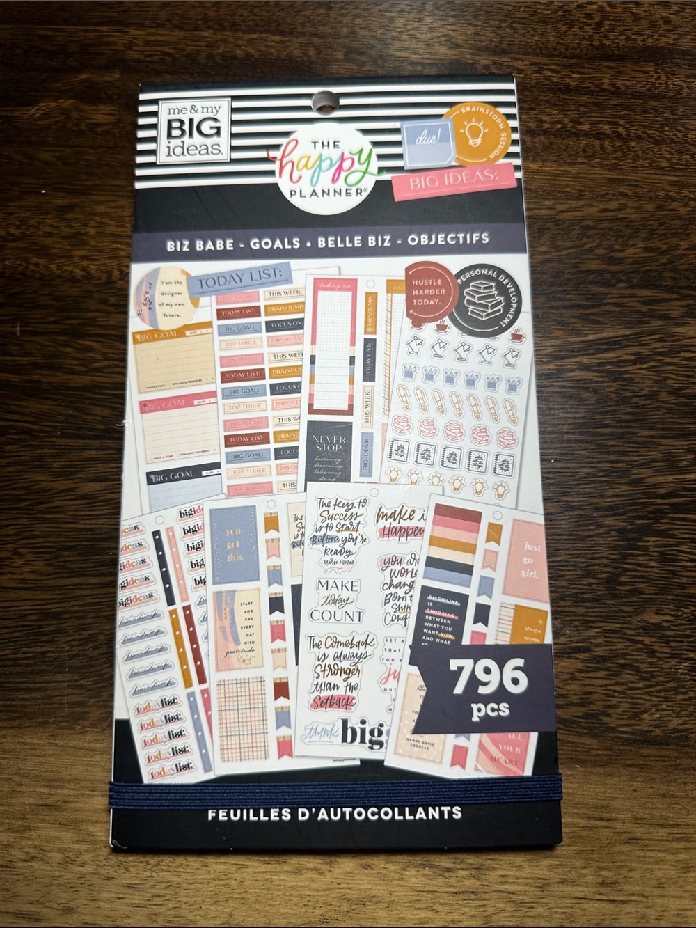 The Happy Planner Biz Babe Goals Sticker Pack